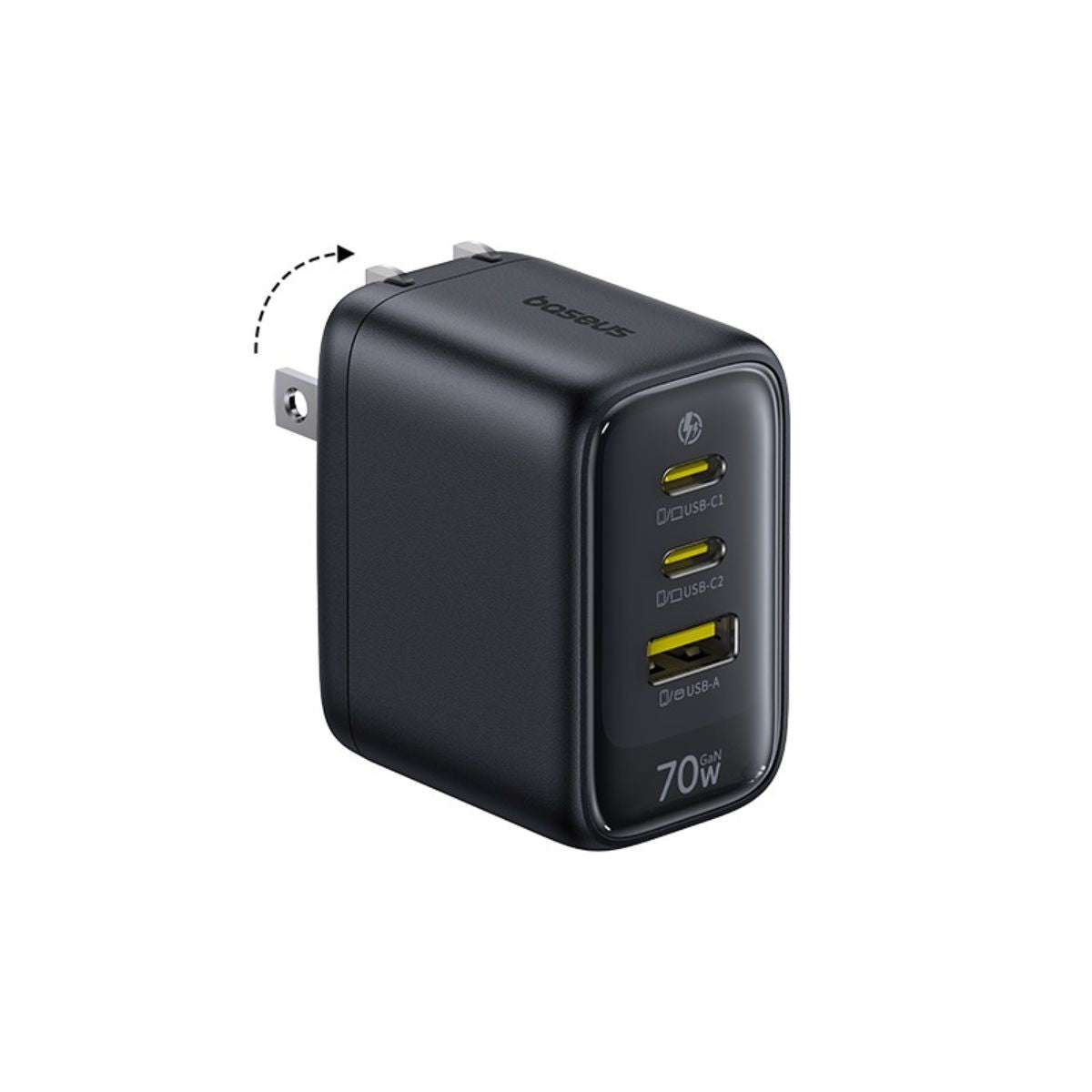 Baseus EnerFill FE22 GaN6 Fast Charger 2C+U 70W - Image 2