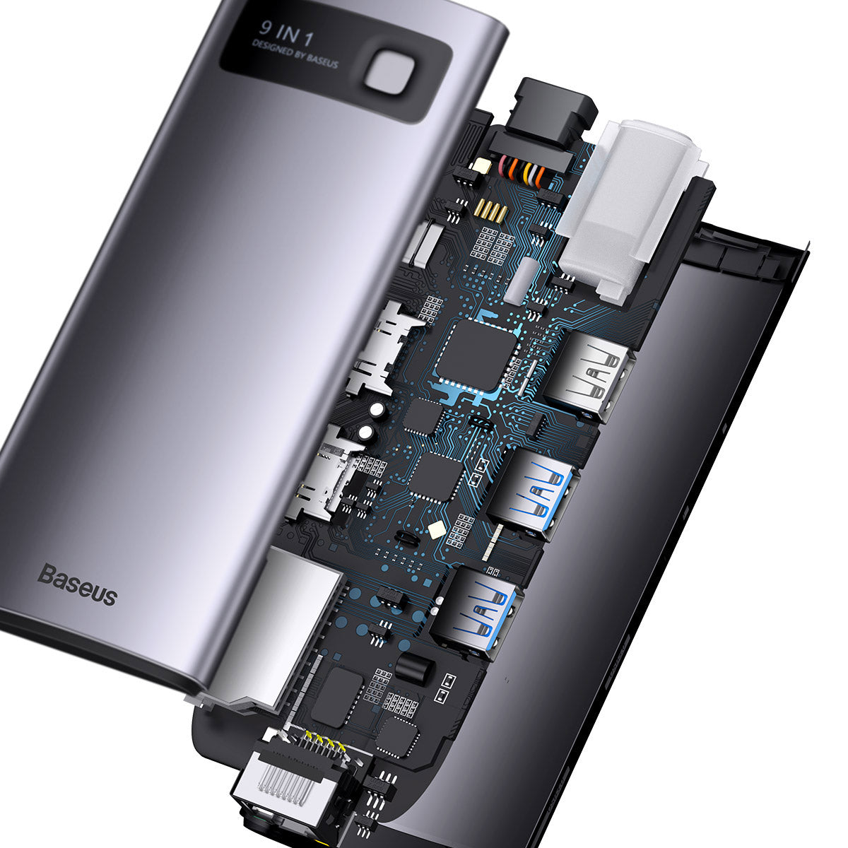 Baseus Joystar 9 in 1 USB-C Hub - Image 5